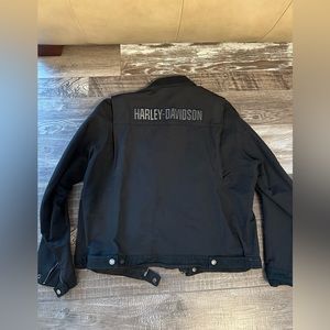 Harley Davidson Canvas Jacket Men’s XL Black